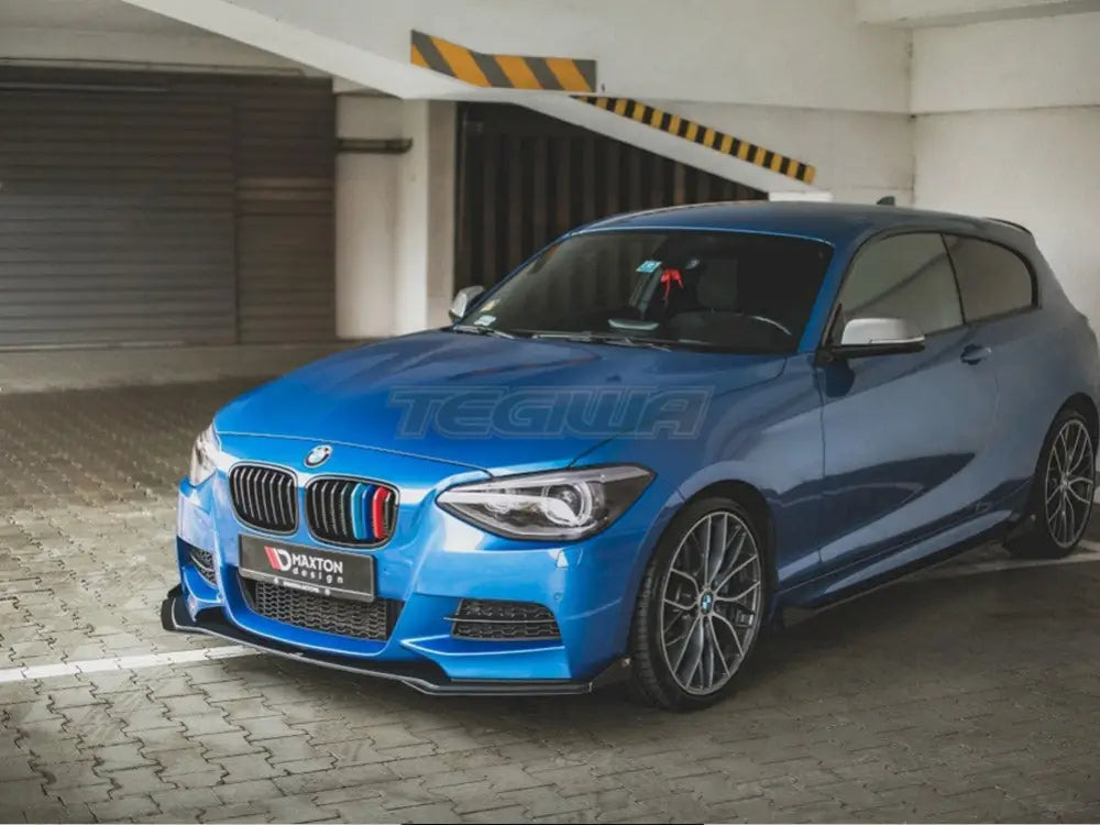 Maxton Design Racing Durability Front Splitter +flaps BMW 1-Series M135i F20 11-15