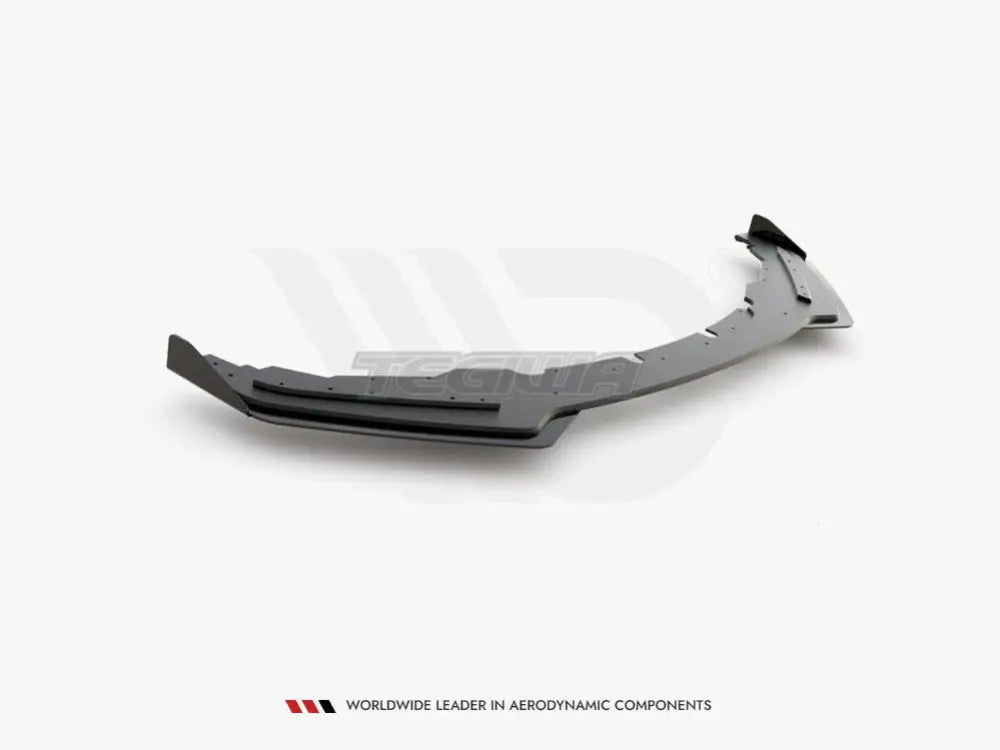 Maxton Design Racing Durability Front Splitter +flaps BMW 1-Series M135i F20 11-15