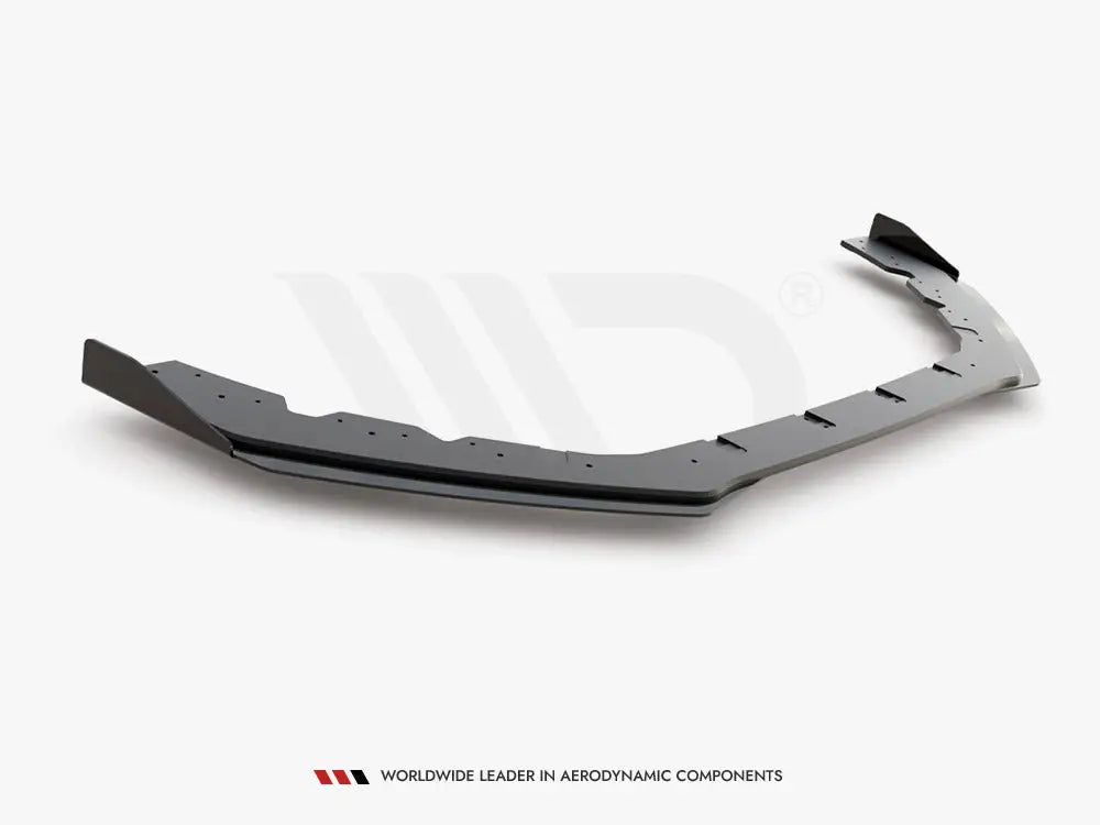 Maxton Design Racing Durability Front Splitter +flaps Ford Focus RS MK3 01-18