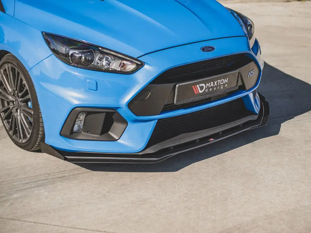 Maxton Design Racing Durability Front Splitter +flaps Ford Focus RS MK3 01-18