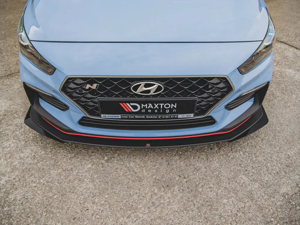 Maxton Design Racing Durability Front Splitter + Flaps Hyundai I30 N Mk3 Hatchback Fastback