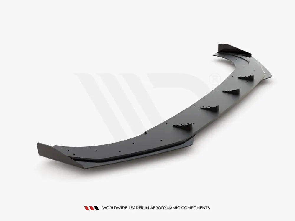 Maxton Design Racing Durability Front Splitter +flaps Volkswagen Golf 8 GTI Clubsport 20-