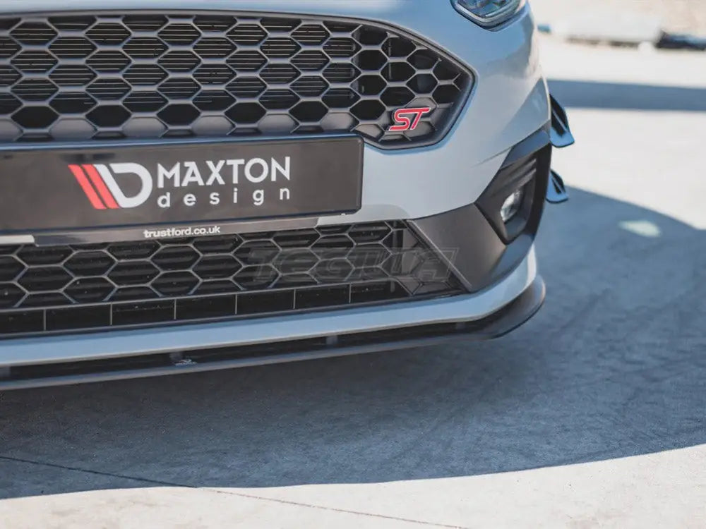 Maxton Design Racing Durability Front Splitter Ford Fiesta MK8 ST ST-Line 2017-