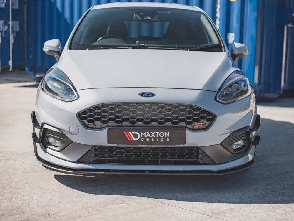 Maxton Design Racing Durability Front Splitter Ford Fiesta MK8 ST ST-Line 2017-