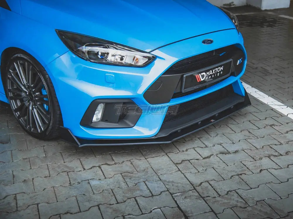 Maxton Design Racing Durability Front Splitter V2 Ford Focus RS MK3 01-18