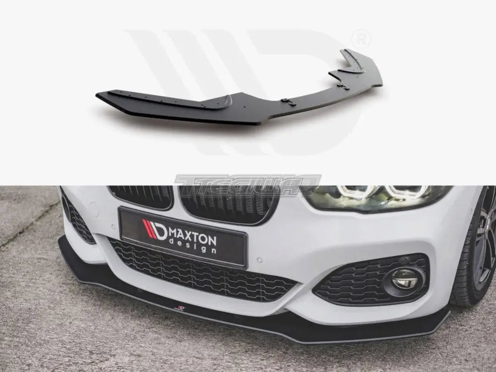 Maxton Design Racing Durability Front Splitter V3 BMW 1-Series F20 M-pack Facelift M140I 15-19