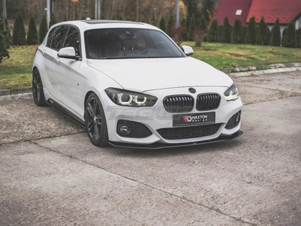 Maxton Design Racing Durability Front Splitter V3 BMW 1-Series F20 M-pack Facelift M140I 15-19