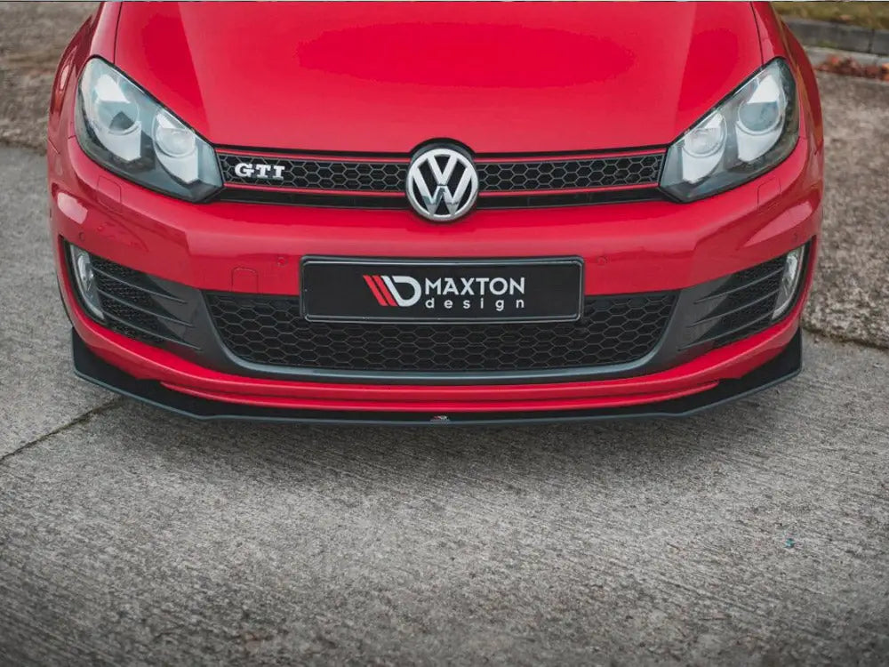 Maxton Design Racing Durability Front Splitter V3 Volkswagen Golf GTI MK6 09-12