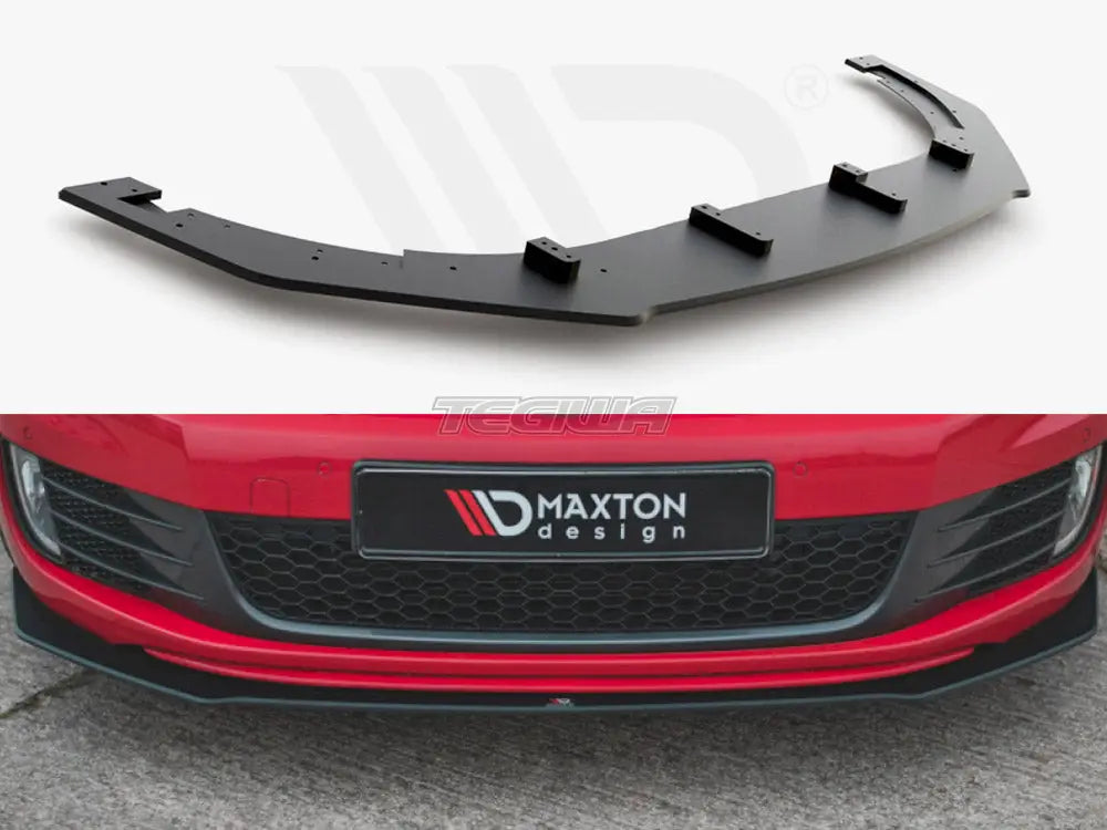 Maxton Design Racing Durability Front Splitter V3 Volkswagen Golf GTI MK6 09-12