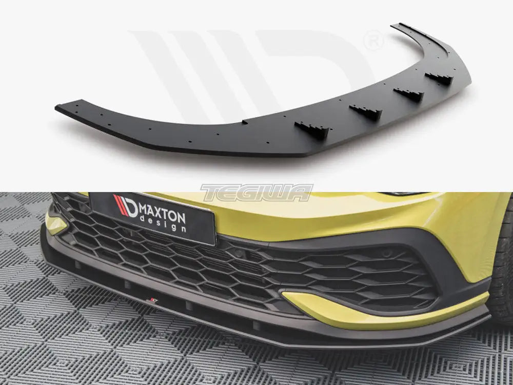 Maxton Design Racing Durability Front Splitter Volkswagen Golf 8 GTI Clubsport 20-