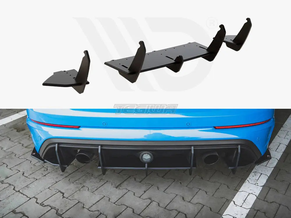 Maxton Design Racing Durability Rear Diffuser Ford Focus RS MK3 01-18