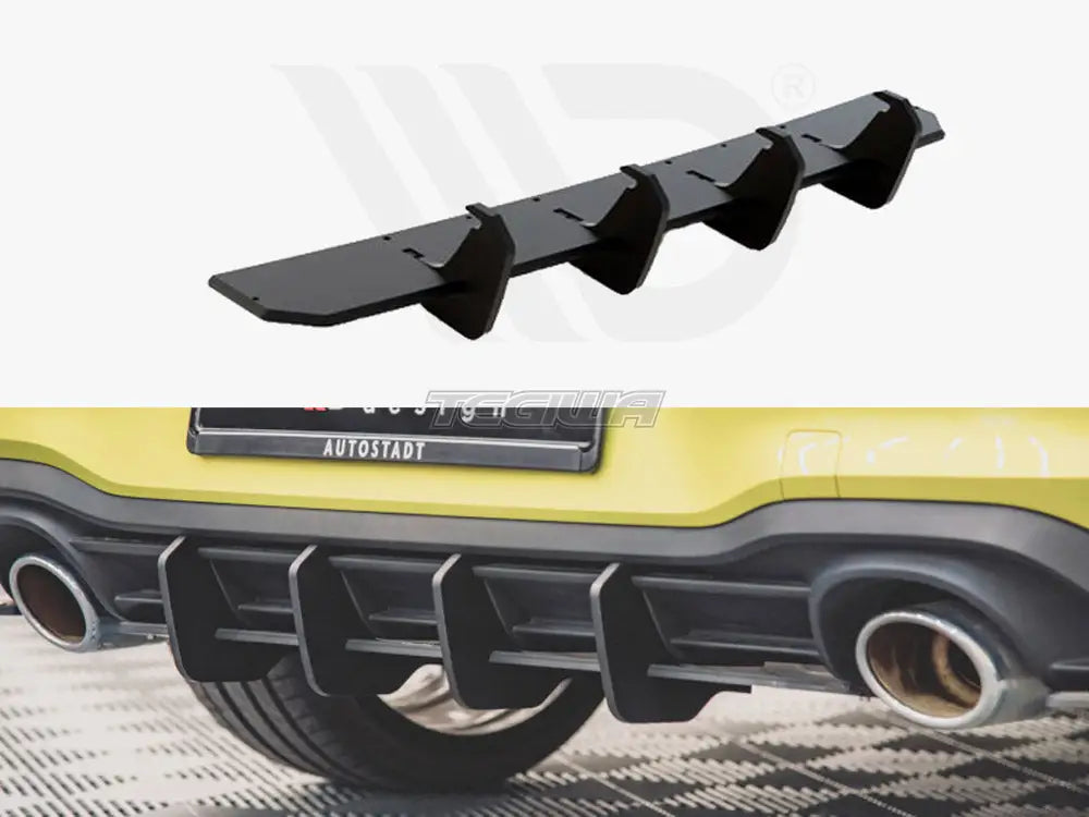 Maxton Design Racing Durability Rear Diffuser V1 Volkswagen Golf 8 GTI Clubsport 20-