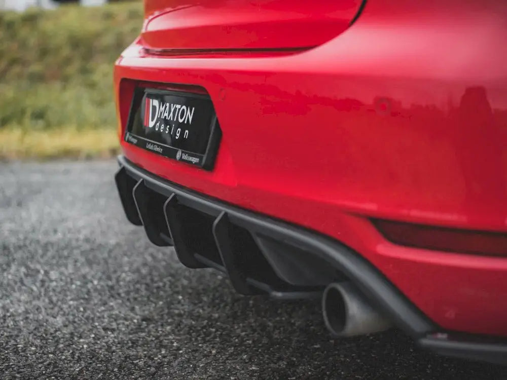 Maxton Design Racing Durability Rear Diffuser V2 Volkswagen Golf GTI MK6 09-12