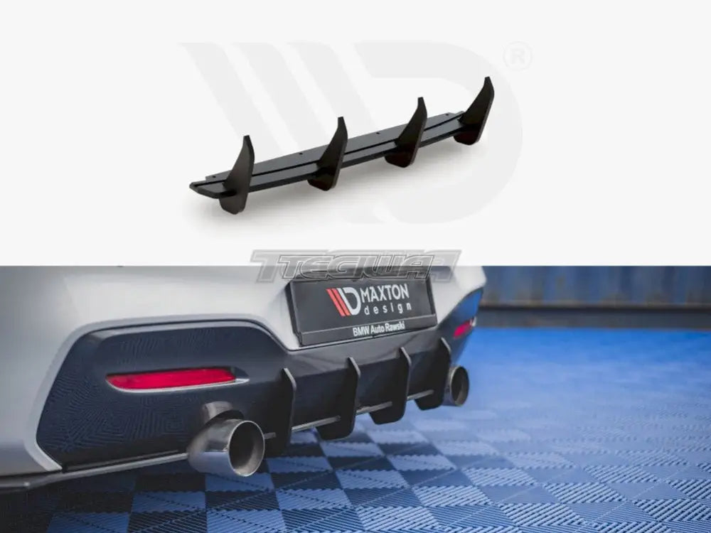 Maxton Design Racing Durability Rear Diffuser V3 BMW 1-Series M140i 15-19