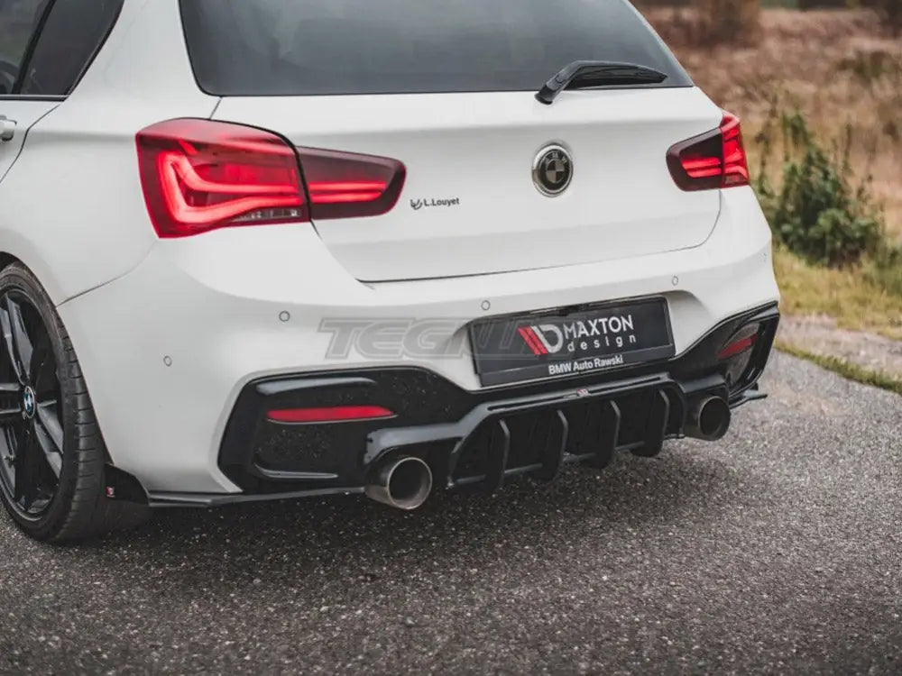 Maxton Design Racing Durability Rear Diffuser V4 BMW 1-Series M140i 15-19