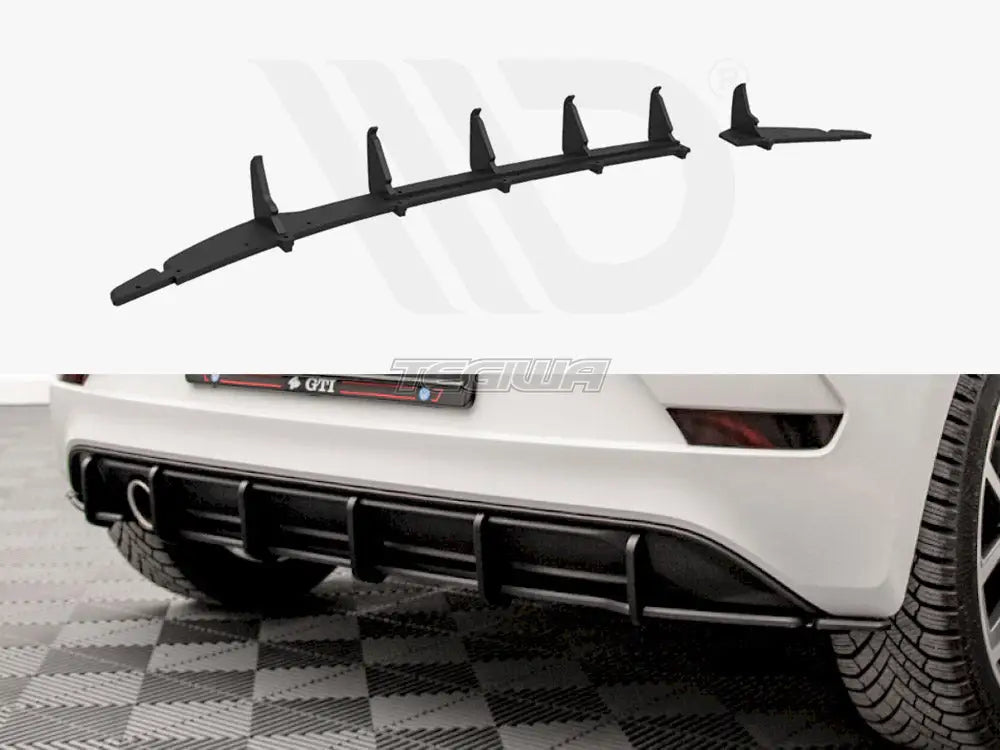 Maxton Design Racing Durability Rear Diffuser Volkswagen UP GTI 2018-