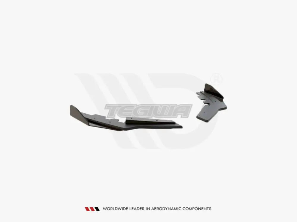 Maxton Design Racing Durability Rear Side Splitters +flaps BMW 1-Series M135i F20 11-15