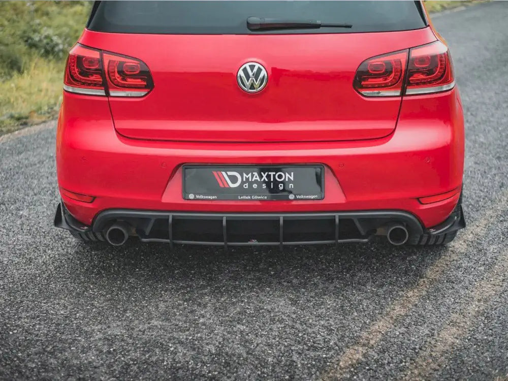 Maxton Design Racing Durability Rear Side Splitters +flaps Volkswagen Golf GTI MK6 09-12