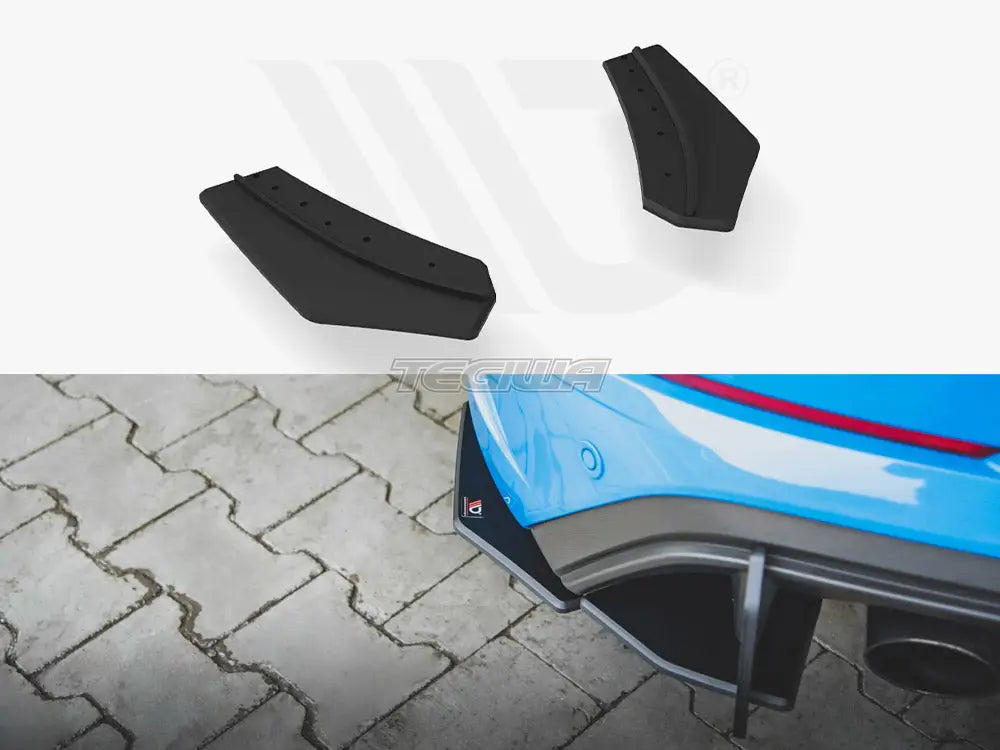 Maxton Design Racing Durability Rear Side Splitters Ford Focus RS MK3 01-18