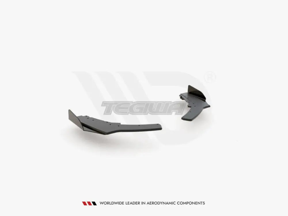 Maxton Design Racing Durability Rear Side Splitters V2 +flaps BMW 1-Series F20 M140I 15-19