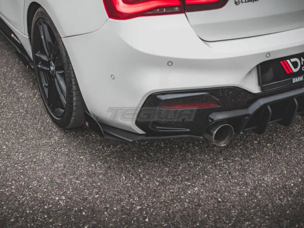 Maxton Design Racing Durability Rear Side Splitters V3 +flaps BMW 1-Series F20 M140I 15-19