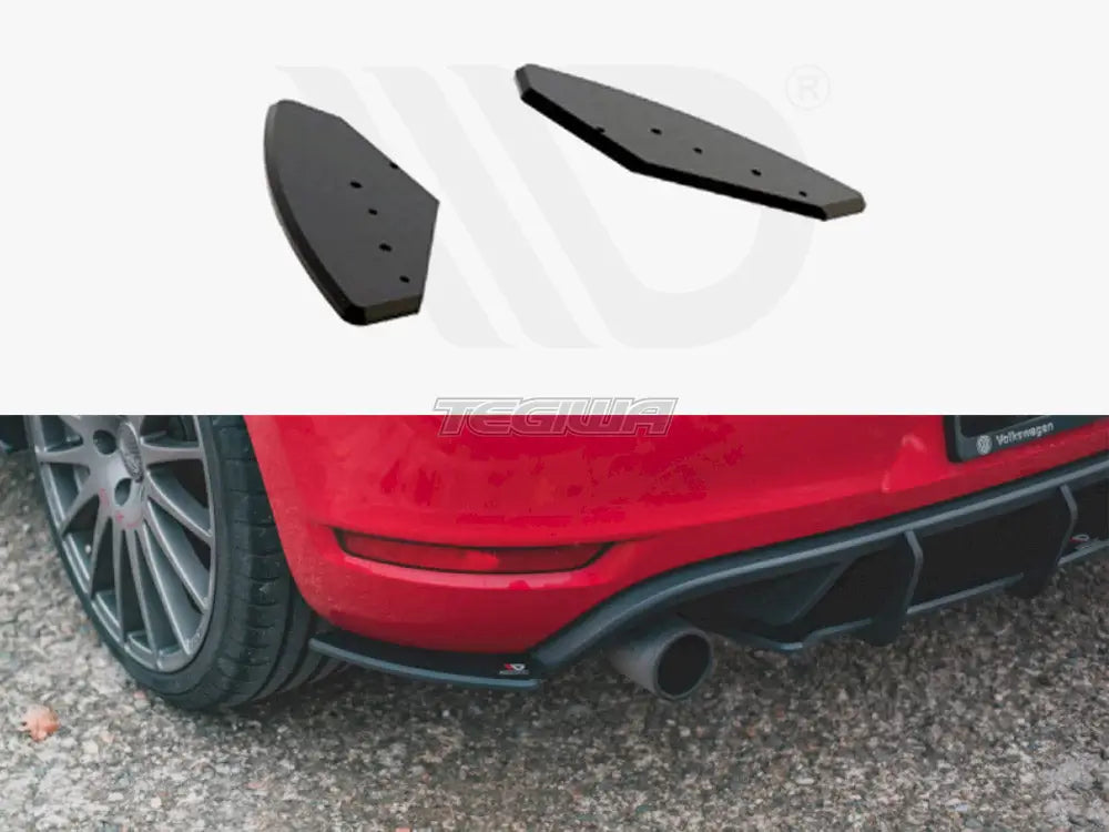 Maxton Design Racing Durability Rear Side Splitters Volkswagen Golf GTI MK6 09-12