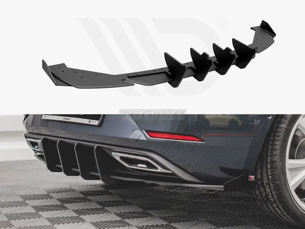 Maxton Design Racing Durability Rear Valance +flaps Seat Leon FR Hatchback MK4 2020-