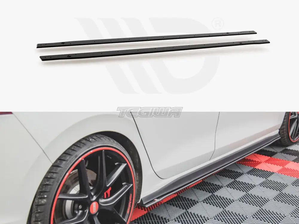 Maxton Design Racing Durability Side Skirts Diffusers Volkswagen Golf 8 GTI GTI Clubsport R-line 20-