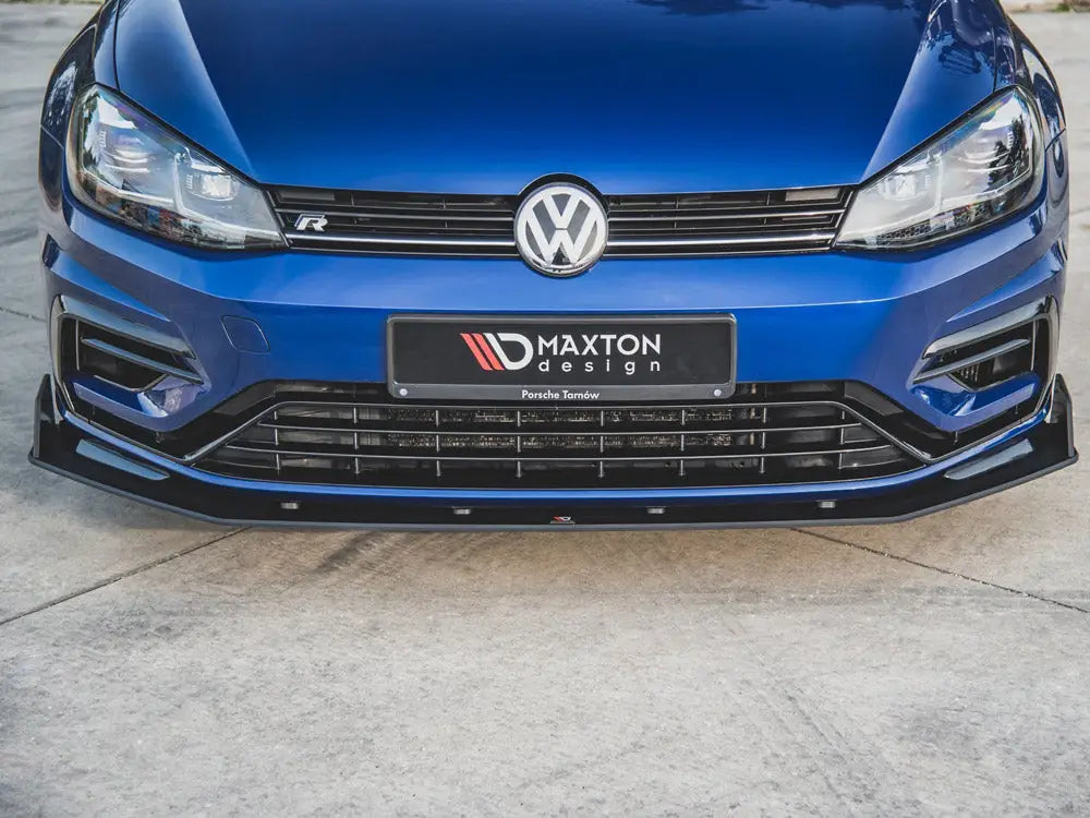 Maxton Design Maxton Racing Front Splitter V2 Volkswagen Golf 7 R Facelift 17-20