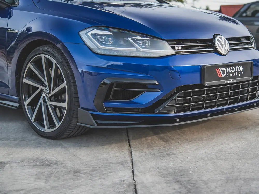 Maxton Design Maxton Racing Front Splitter V2 Volkswagen Golf 7 R Facelift 17-20