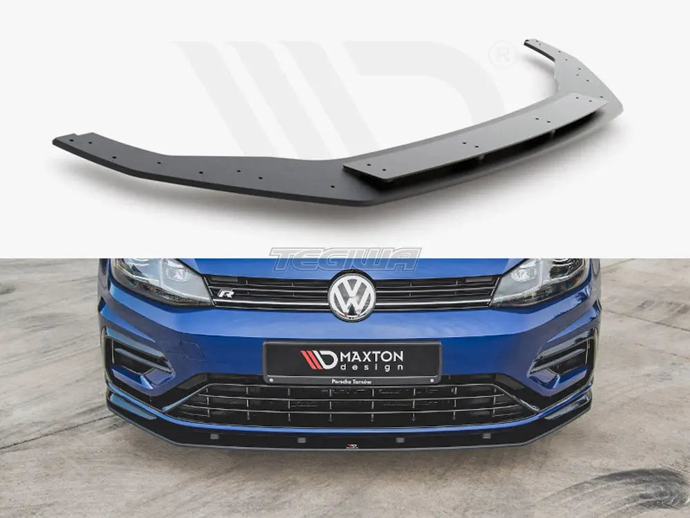 Maxton Design Maxton Racing Front Splitter Volkswagen Golf 7 R Facelift 17-20