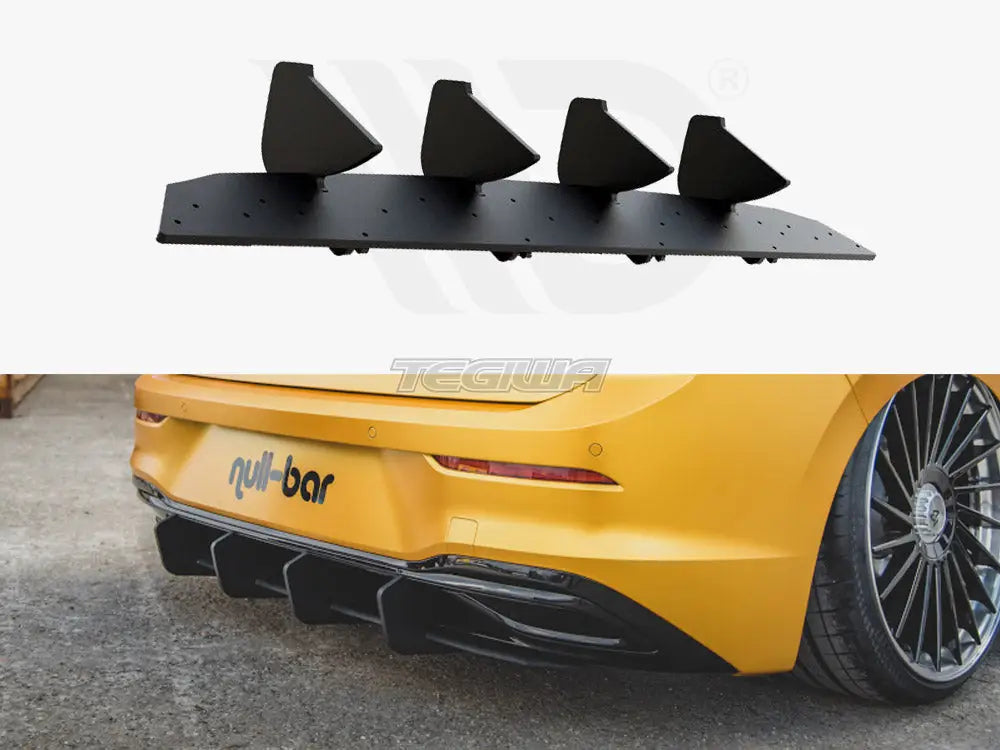 Maxton Design Maxton Racing Rear Diffuser V.2 Volkswagen Golf MK8 2020-