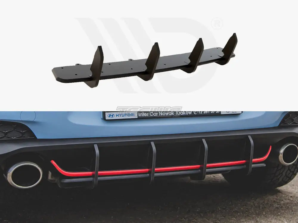 Maxton Design Maxton Racing Rear Diffuser V1 Hyundai I30 N MK3 Hatchback 01-20