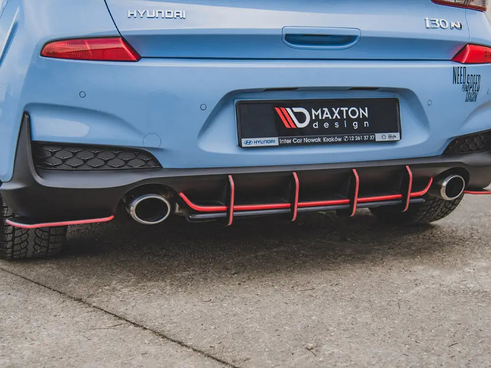 Maxton Design Maxton Racing Rear Diffuser V1 Hyundai I30 N MK3 Hatchback 01-20