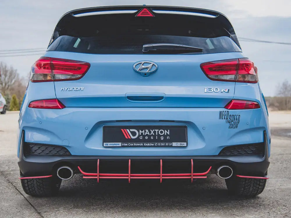 Maxton Design Maxton Racing Rear Diffuser V1 Hyundai I30 N MK3 Hatchback 01-20