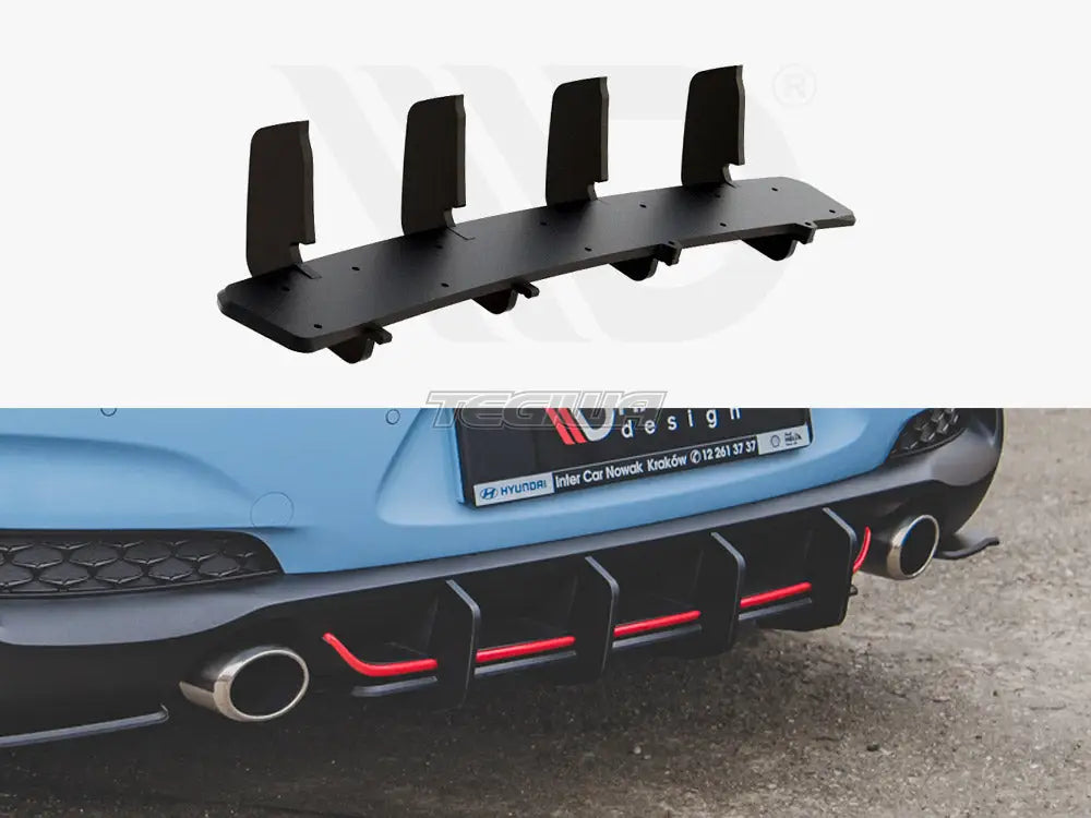 Maxton Design Maxton Racing Rear Diffuser V2 Hyundai I30 N MK3 Hatchback 01-20