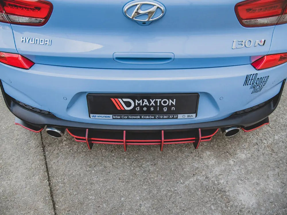 Maxton Design Maxton Racing Rear Diffuser V2 Hyundai I30 N MK3 Hatchback 01-20