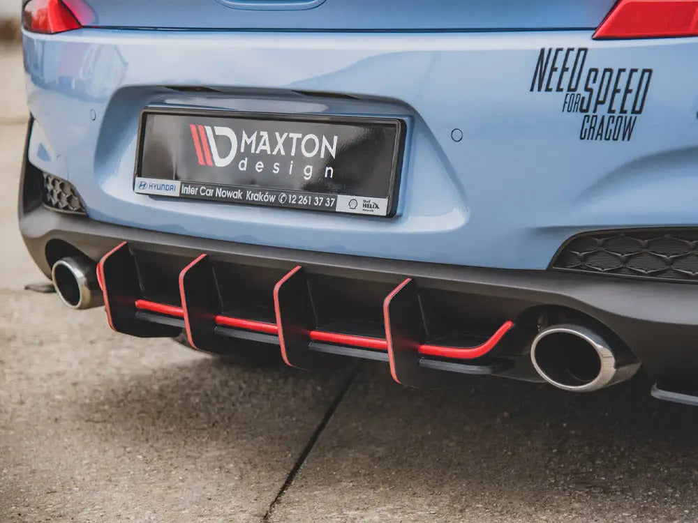 Maxton Design Maxton Racing Rear Diffuser V2 Hyundai I30 N MK3 Hatchback 01-20