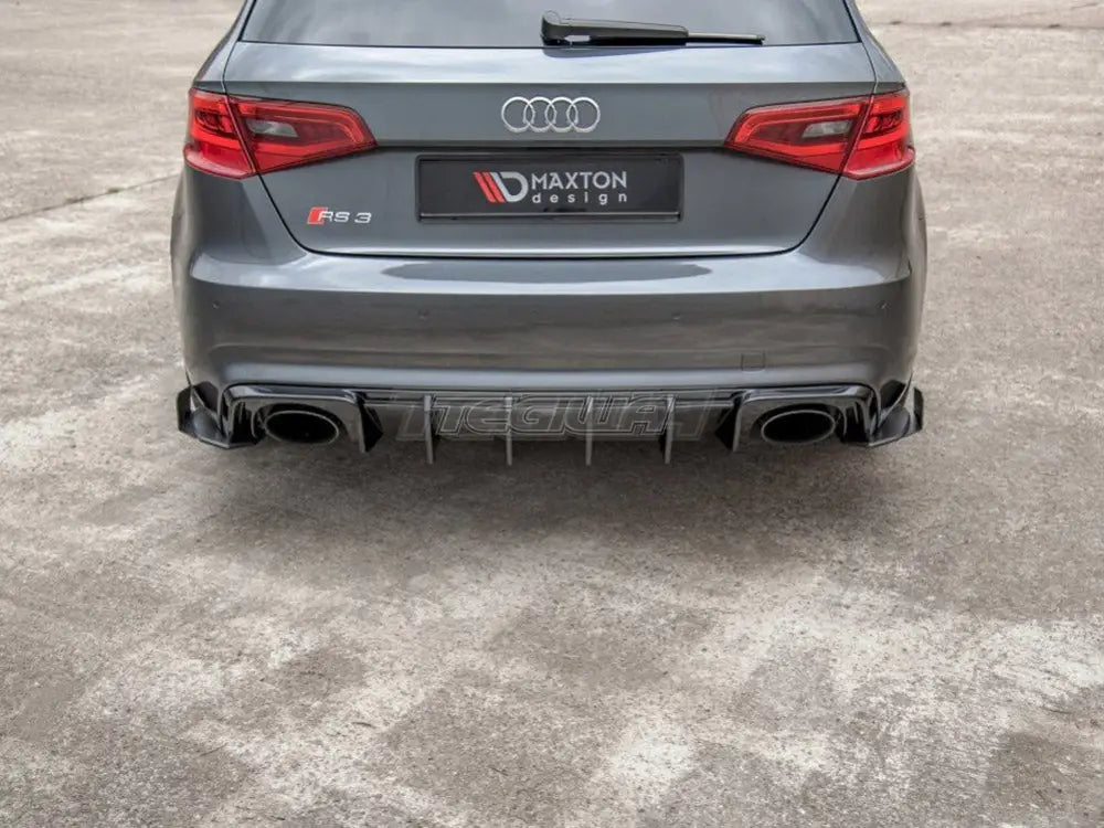 Maxton Design Maxton Racing Rear Side Splitters +flaps Audi RS3 8V Sportback 15-16