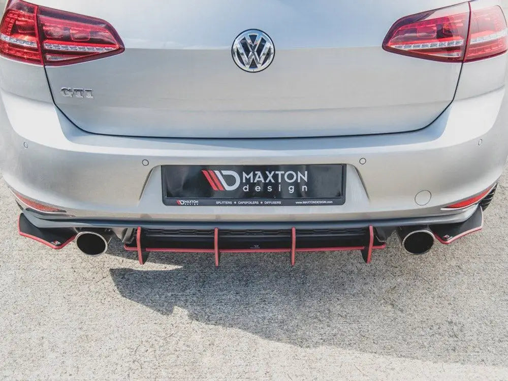 Maxton Design Maxton Racing Rear Side Splitters V.2 Volkswagen Golf MK7 GTI 13-16