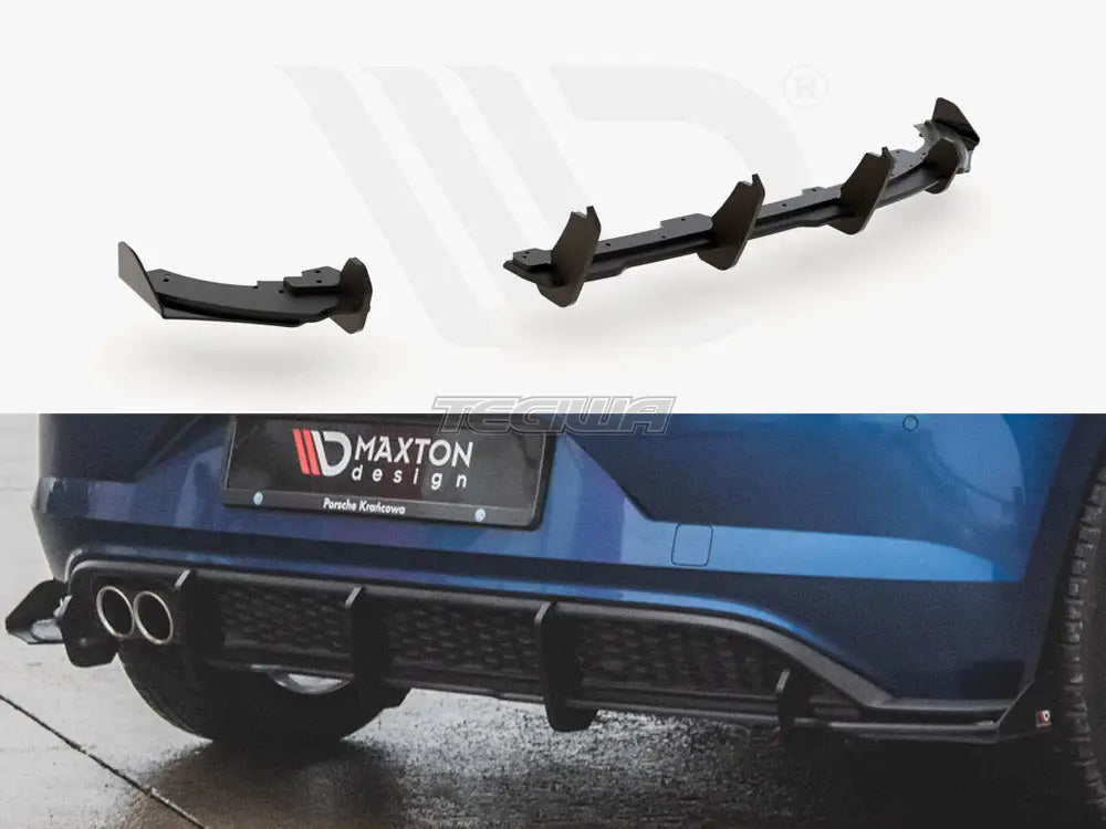 Maxton Design Maxton Racing Rear Valance +flaps Volkswagen Polo GTI MK6 17-21