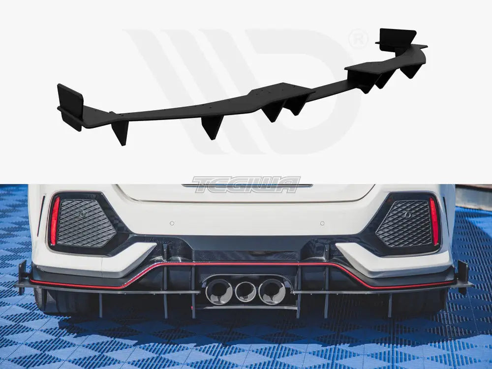 Maxton Design Maxton Racing Rear Valance Honda Civic X Type R 2017-