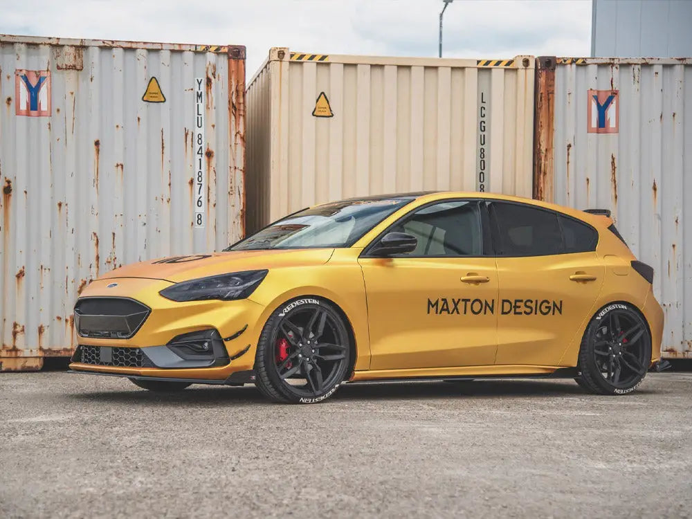 Maxton Design Maxton Racing Side Skirt Splitters +flaps Ford Focus MK4 ST MK4 ST Line 2019-