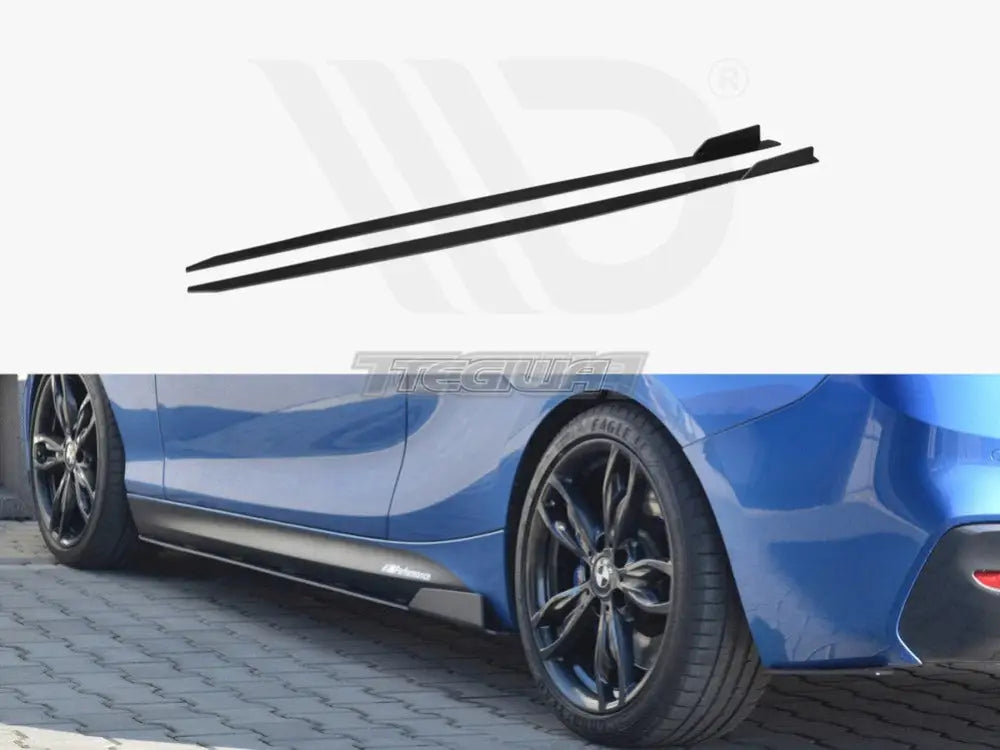 Maxton Design Racing Side Skirts Diffusers BMW 1-Series F21 M135I M140I M-pack 2011-19