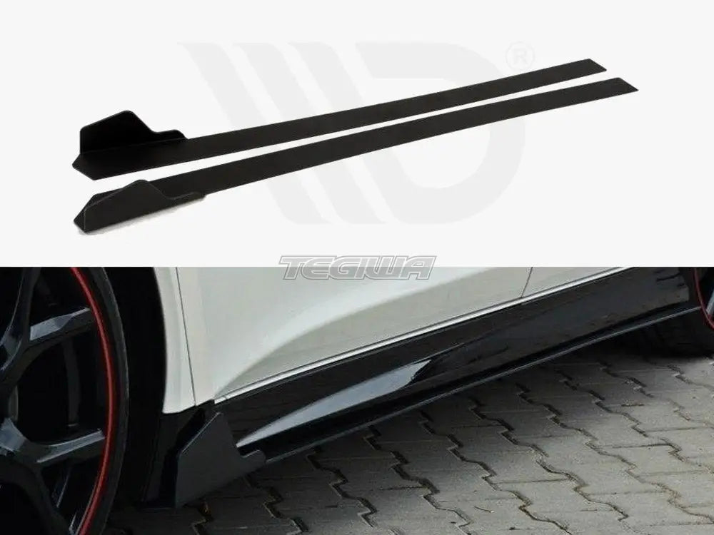 Maxton Design Racing Side Skirts Diffusers Honda Civic IX Type R 15-17