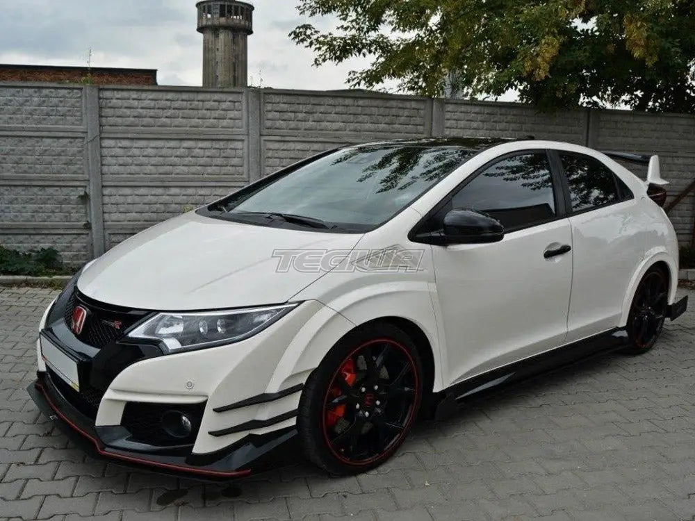 Maxton Design Racing Side Skirts Diffusers Honda Civic IX Type R 15-17