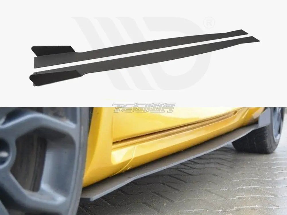 Maxton Design Racing Side Skirts Diffusers Renault Megane MK3 RS