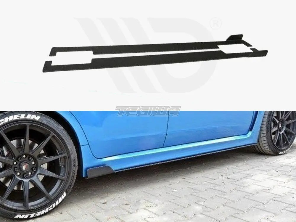 Maxton Design Racing Side Skirts Diffusers Subaru Impreza WRX STI 09-11