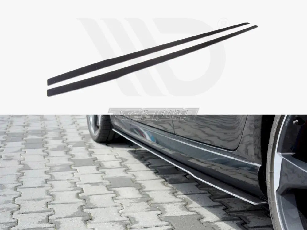 Maxton Design Racing Side Skirts Diffusers V.1 Audi RS3 8V Facelift Sportback 2017-20