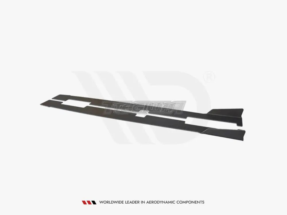 Maxton Design Racing Side Skirts Diffusers V.1 Ford Fiesta MK8 ST ST-Line